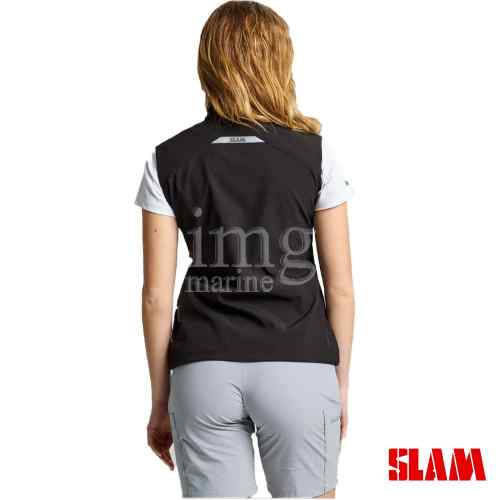 Gilet Slam donna Black rear