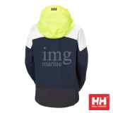 Giacca cerata PIER 4 Jacket HH Donna Blue Navy rear