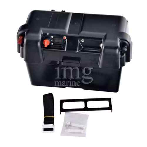 Cassetta portabatteria Electronic 100Ah accessori