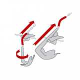 Giunto per ancora cardanico Trimmer Douglas Marine