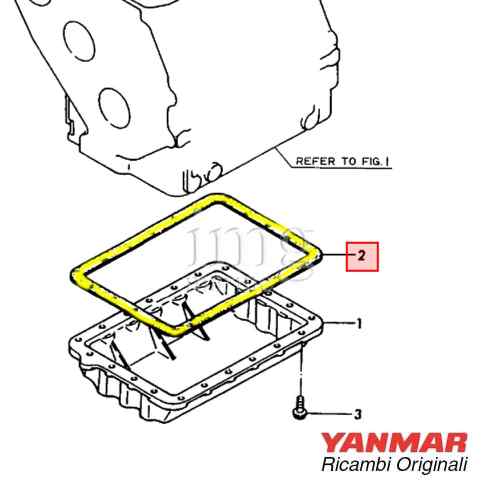 Guarnizione coppa olio 3GM30