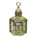 Lampada in ottone da carico esagonale