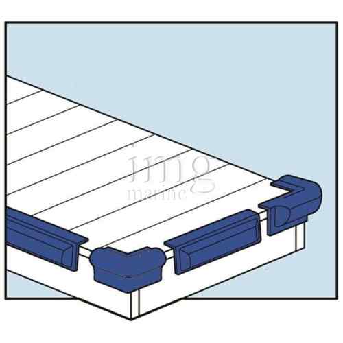 Paracolpi angolare per banchina disegno