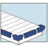 Paracolpi angolare per banchina disegno