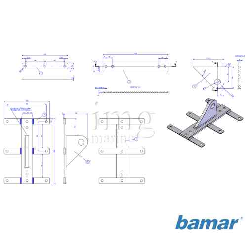 Attacco sottoboma esterno per Vang 100/200/300S Bamar