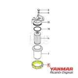 Ghiera filtro carburante rame Yanmar 1/2/3GM
