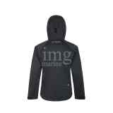 Giacca SoftShell nero Typhoon retro