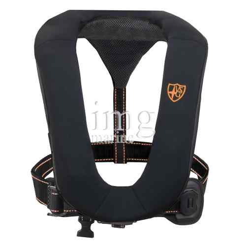 Giubbotto Gonfiabile 180N Spinnaker SAFE 4.0 ISO12401 colore Nero