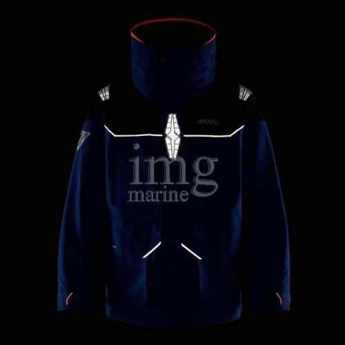 Giacca cerata BR3 Musto offshore rosso visibilità