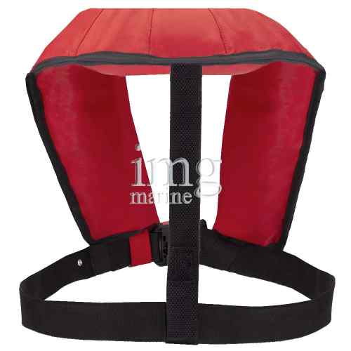 Giubbotto di salvataggio gonfiabile Skipper Light 150N Rosso - Retro