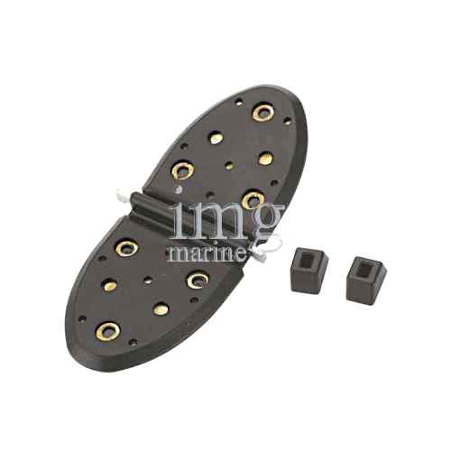 Farfalla di scarico compatibile per motori Mercruiser - Tipo A (Ref. OEM 807166A1)