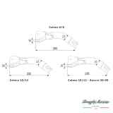 Giunto ancora cardanico Trimmer Douglas Marine - Misure