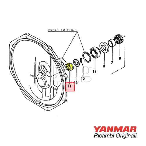 Dado invertitore KM2P KM2C Kanzaki Yanmar
