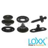 Bottoni Loxx Tenax - Nero Opaco