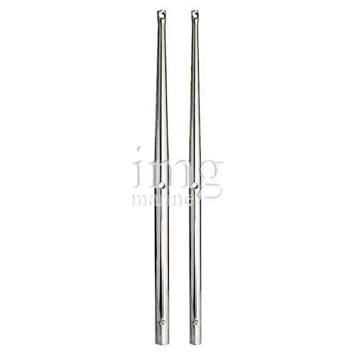 Candelieri in acciaio inox per base a perno