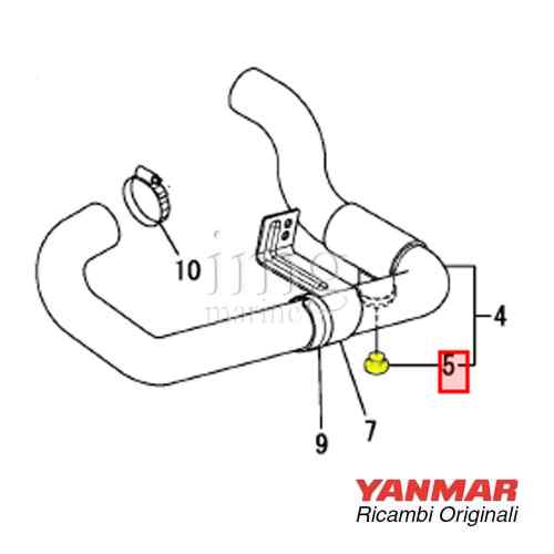 Tappo Plug assy YM Yanmar