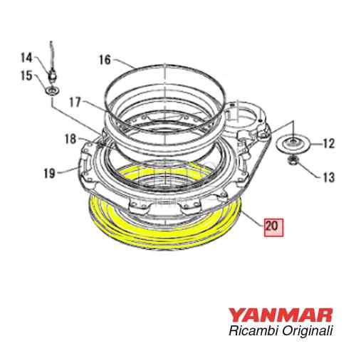 Guarnizione Piede SD60 196460-02720