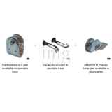 Scaletta pieghevole Alu per specchio di poppa