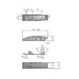 Chiusura a leva Safelock Roca Nero
