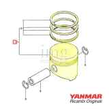 Pistone Yanmar 1GM10 2GM20 3GM30