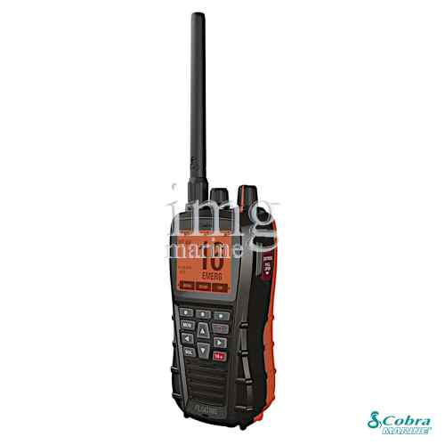 VHF portatile Cobra BlueBound 650 DSC GPS Bluetooth - vista laterale