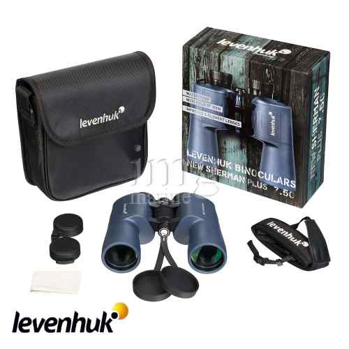 Binocolo 7x50 Sherman Plus Levenhuk confezione