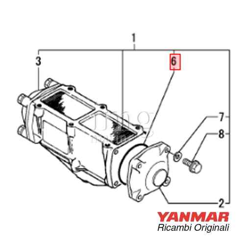 Oring scambiatore aria 4JH3/4 - DTE - HTE
