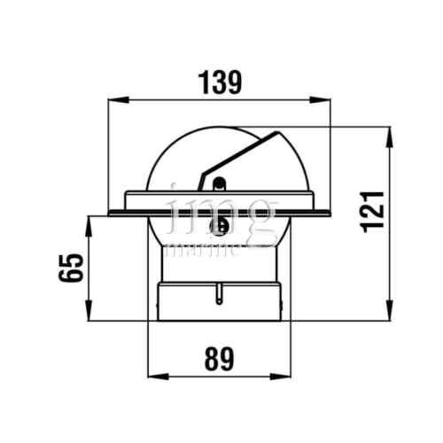 Bussola ad incasso Zenith BZ1 Riviera - Disegno