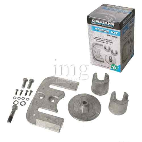 Kit Anodi Quicksilver Bravo II-III in Alluminio