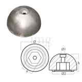 Anodo elica Bow Thruster zinco