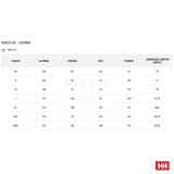 Giacca Crew Hooded Midlayer HH Donna 2.0 Blu - Misure