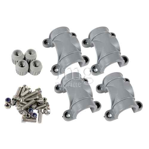 Kit fissaggio portazattere in plastica