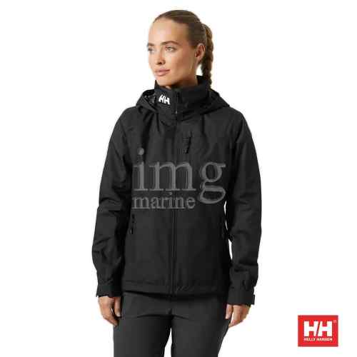 Giacca Crew Hooded Midlayer HH Donna 2.0 Nero