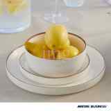Piatto fondo, piatto dessert e ciotola Maldivas Ivory Marine Business