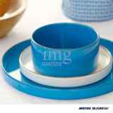 Piatti piano e dessert con ciotola Maldivas Blu e Ivory Marine Business