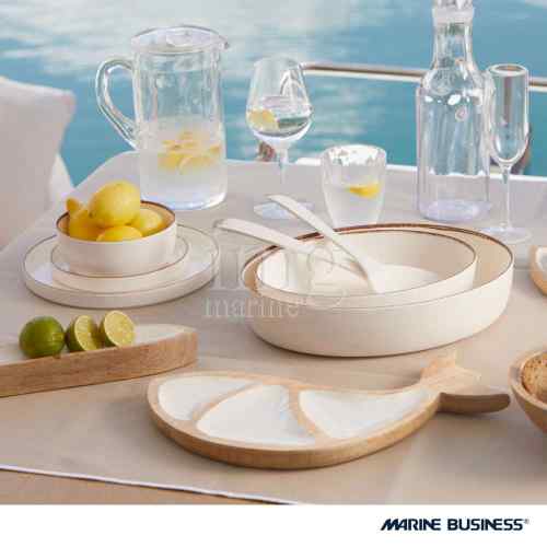 Insalatiere con posate e stoviglie Maldivas Ivory Marine Business