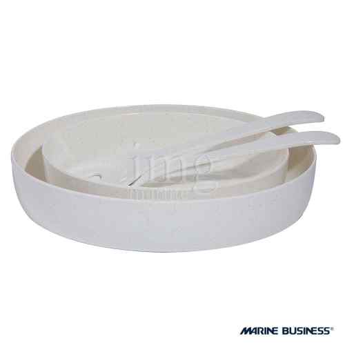 Insalatiere con posate Maldivas Ivory Marine Business