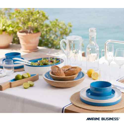Insalatiere con posate Maldivas Blu Marine Business
