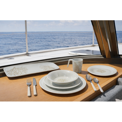 Servizio stoviglie Mare Beige Harmony Marine Business infrangibili