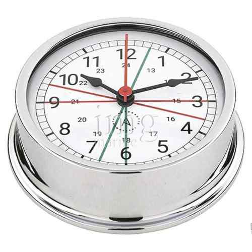 Strumenti meteo Chrome Ø120 orologio silenzio radio