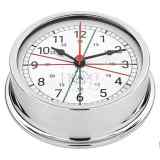 Strumenti meteo Chrome Ø120 orologio silenzio radio
