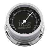 Strumenti meteo Black Chrome Ø72 igrometro