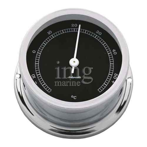 Strumenti meteo Black Chrome Ø72 termometro