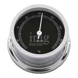 Strumenti meteo Black Chrome Ø72 termometro