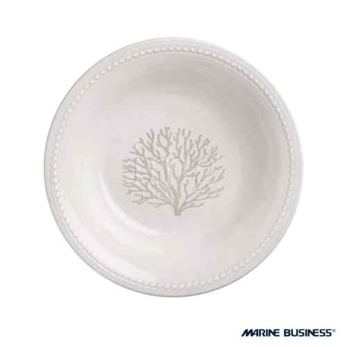 Piatto fondo Mare Beige 25 pz Marine Business in melamina infrangibile