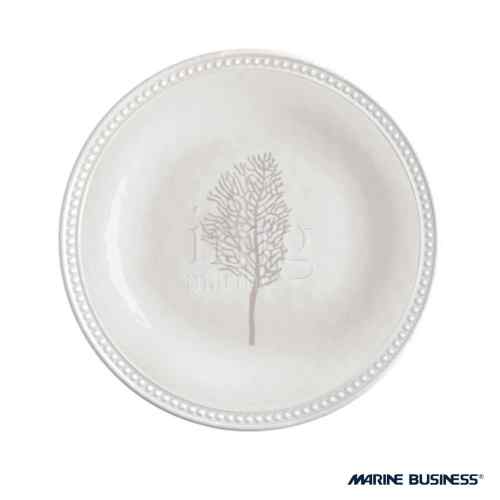 Piatto dessert Mare Beige 25 pz Marine Business in melamina infrangibile