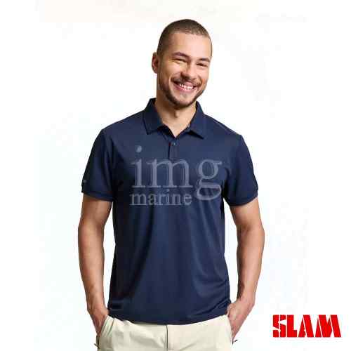 Polo Tech Pique Slam Uomo Navy