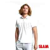 Polo Tech Pique Slam Uomo Bianco