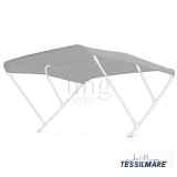Tendalino 3 archi H140 Grigio Tessilmare Bimini