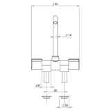 Rubinetto serie Ceramix misure